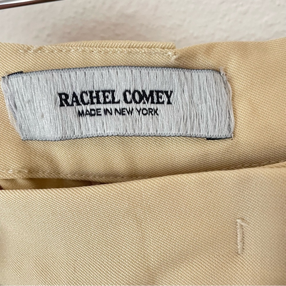 Rachel Comey Hemmed Wide Leg Butter Yellow Pants in Size 8 - Picture 3 of 10